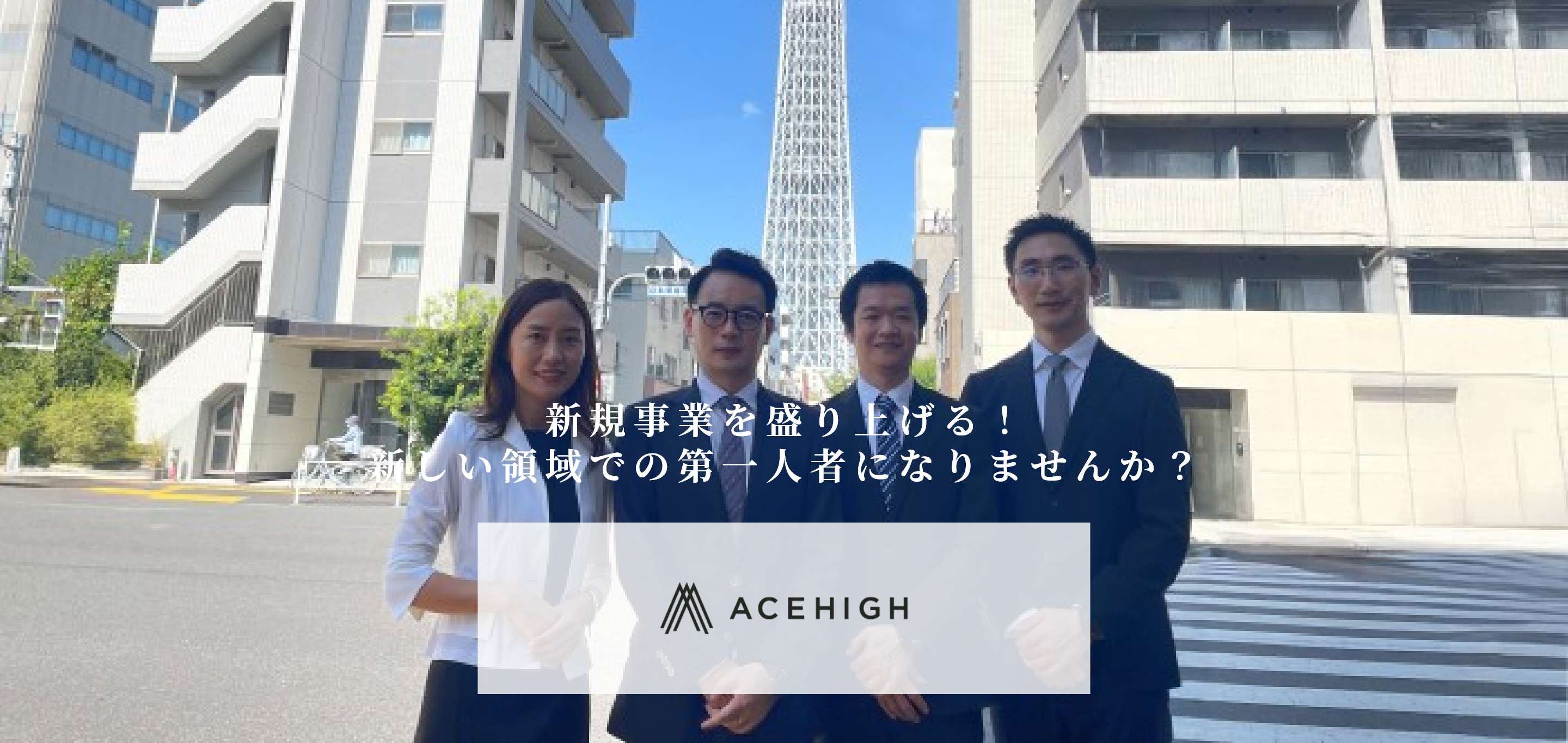 株式会社ACEHIGH　新規事業を盛り上げる！新しい領域での第一人者になりませんか？